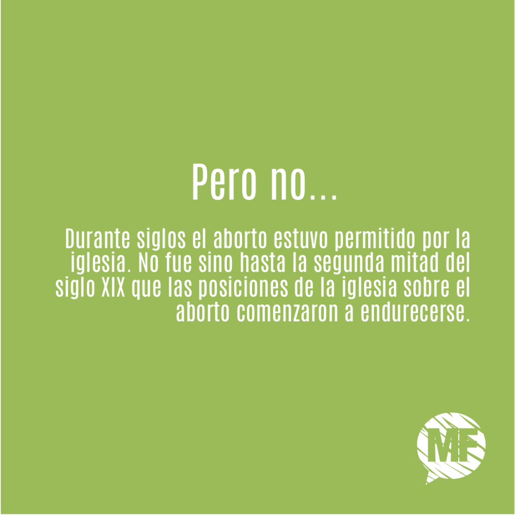 Abortar es un boleto directo al infierno… me decían