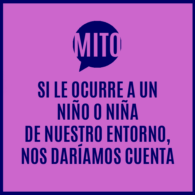 Mitos y verdades sobre abuso sexual infantil