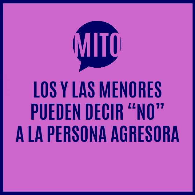 Mitos y verdades sobre abuso sexual infantil