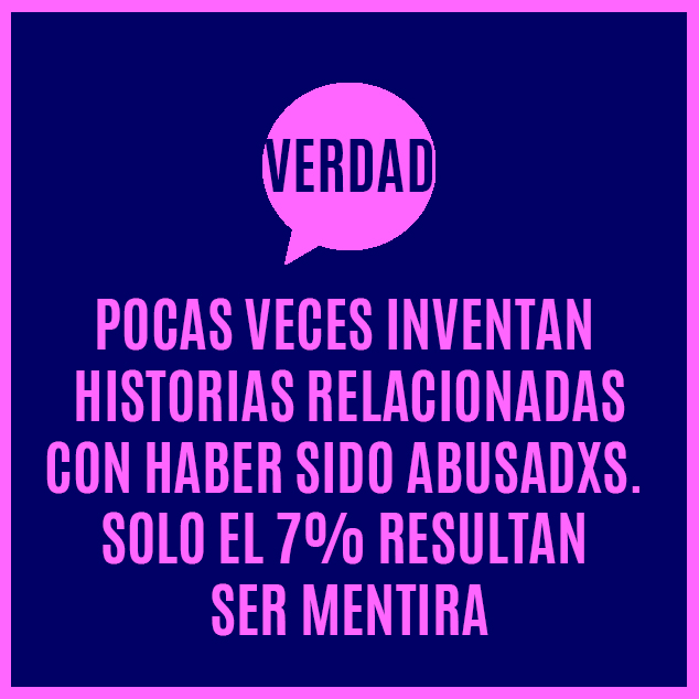 Mitos y verdades sobre abuso sexual infantil