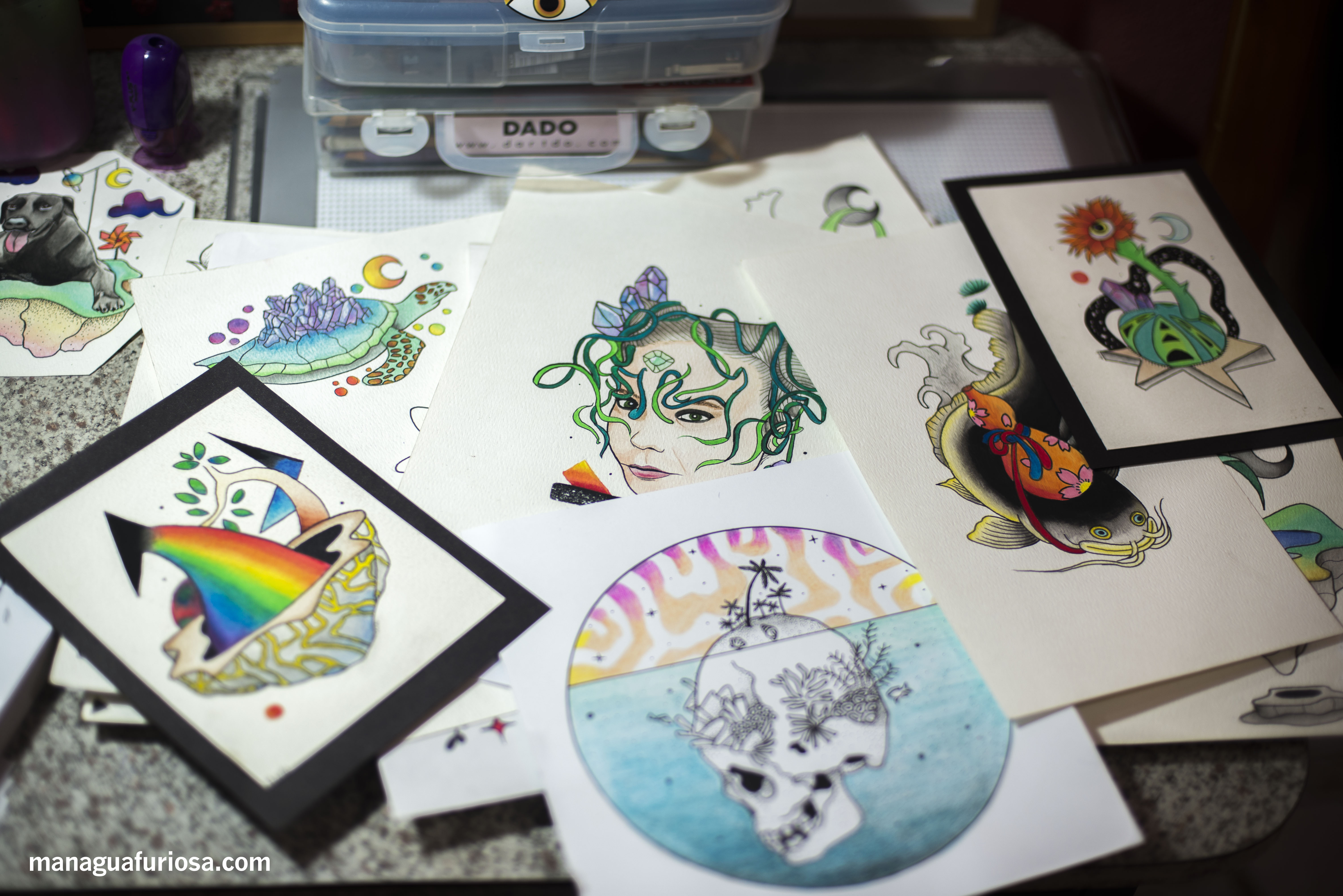 Daniela Mercado: Ilustración, tatuajes y más